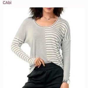 Cabi Pivot Oversized Striped Tee
